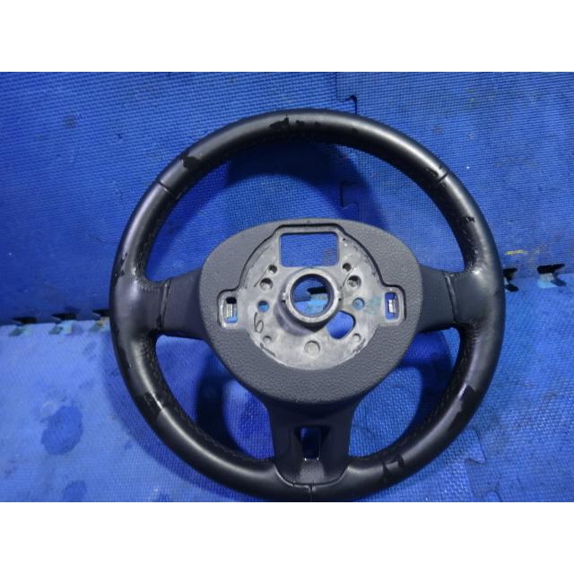 VW ゴルフ ヴァリアント 1KC 系 純正 ステアリング ハンドル 黒 レザー  [6296] |  | 04