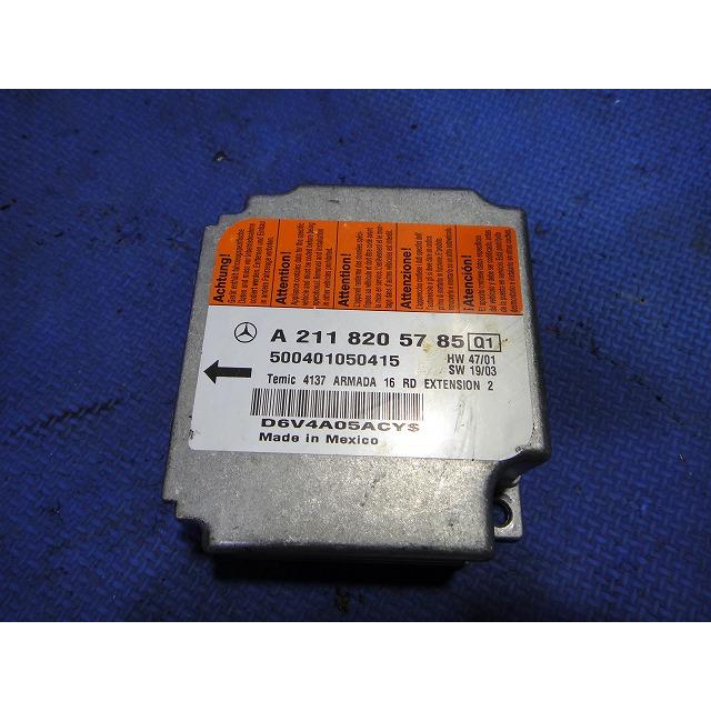 メルセデス ベンツ W211 E320 E240 等 エアバック コンピュータ  品番 2118205785   [6359] | 