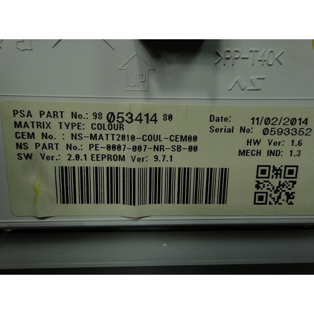 プジョー 2008 A9系 等 スピード メーター パネル 品番 98053414    [6408] |  | 02