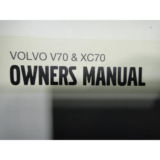 Volvo ボルボ V70 XC70 BB 系 等 取扱説明書  取説 車検証入れ  純正 ケース    [6709] |  | 03