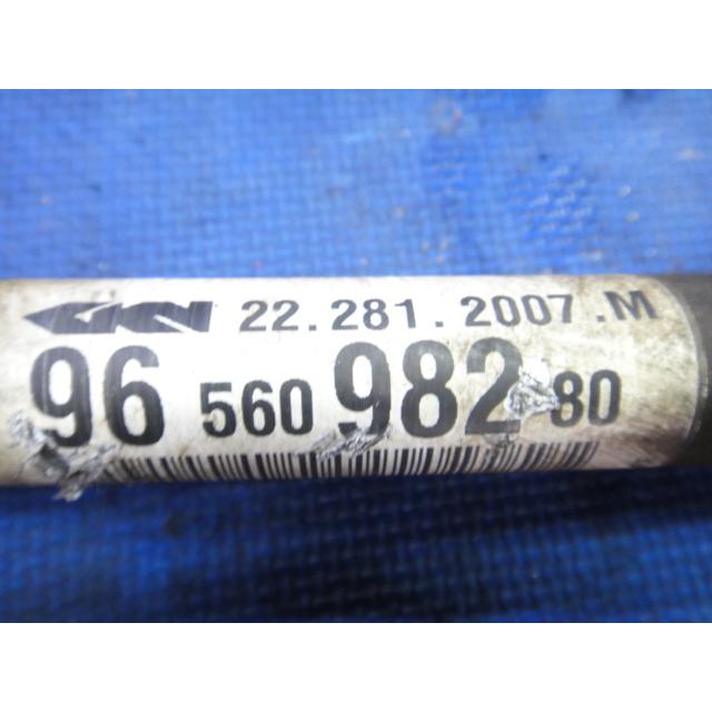 プジョー 207 CC A7C5FW 左 フロント ドライブ シャフト　品番 9656098280 走行:41,100Km [7023] |  | 03