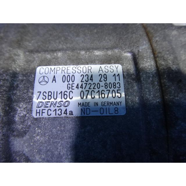 メルセデス ベンツ SLK 230 R170 等 A/C 純正 エアコン コンプレッサー   品番 0002342911 [7115] |  | 03