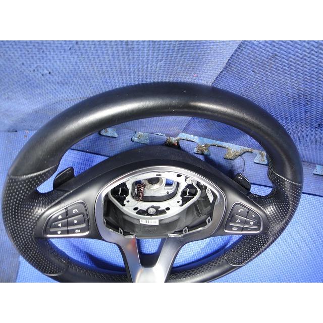 メルセデス B180 W246 等 後期　純正 ステアリング ハンドル  [7249] |  | 04