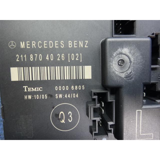 メルセデス ベンツ W211 E350 E300  等　右 リア ドア コントロール ユニット　品番 2118704126  [7388] |  | 01