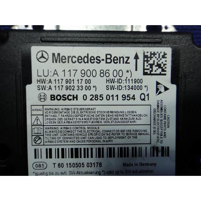 メルセデス ベンツ CLA X117 C117 等 エアバック コンピューター  品番 1179008600  [8237] |  | 01