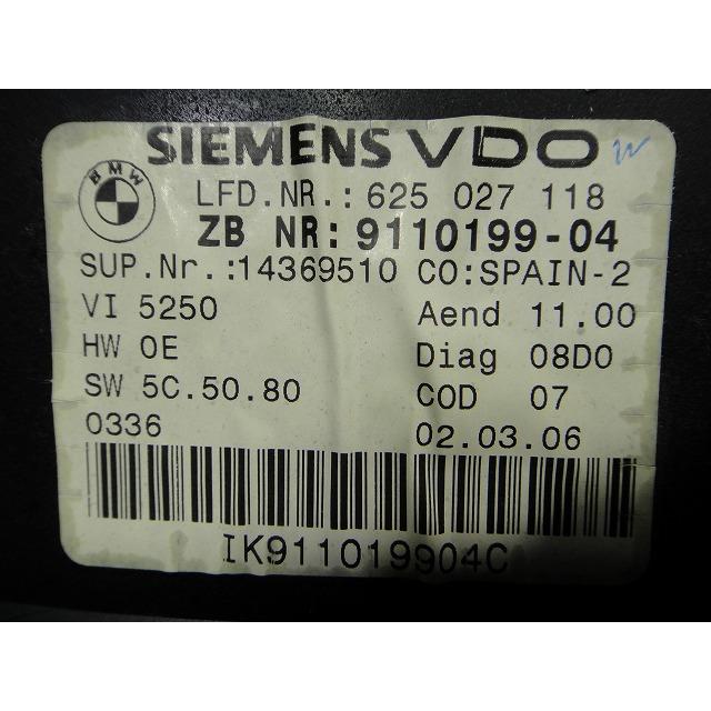 f　39色 BMW 320i E90 E91 等 スピード メーター パネル 品番 9110199