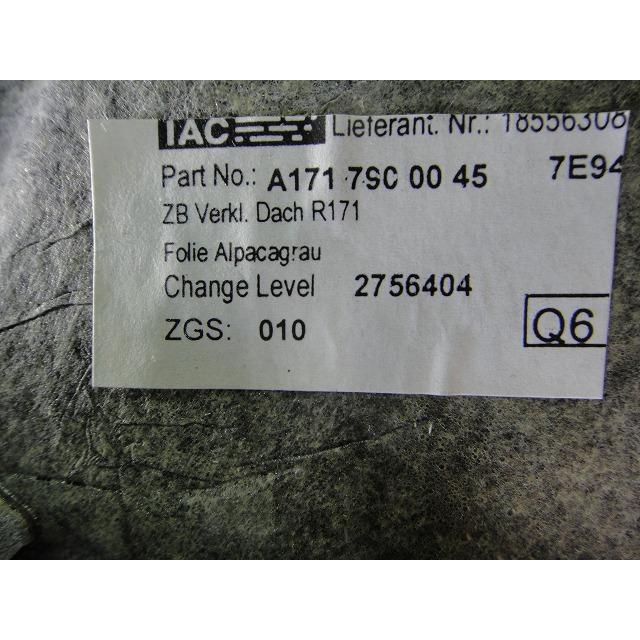 メルセデス ベンツ SLK200 R171 等 天張り 天井 ルーフ 内張 カバー トリム   品番 1717900045   [8403］ |  | 03