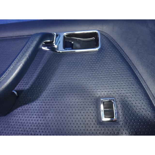 メルセデス ベンツ W123 230E 等  左 リア ドア 内張り 紺色 レザー 灰皿 ハンドル 付き  [8760] |  | 01