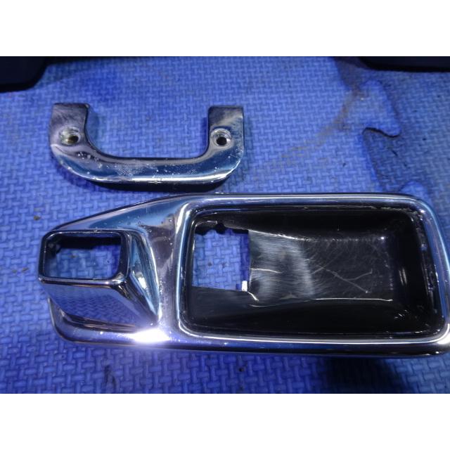 メルセデス ベンツ W123 230E 等  右 リア ドア 内張り 紺色 レザー 灰皿 ハンドル 付き  [8760] |  | 04