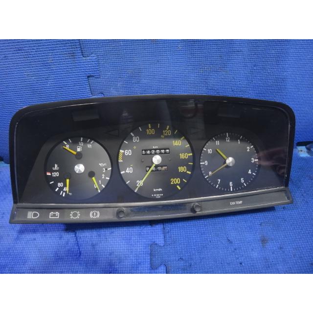 メルセデス ベンツ W123 230E 等  スピード メーター パネル  動作未確認品  部品取り用 [8760] | 