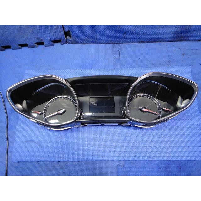 プジョー 308 T9WBH01 T9 系 等  スピード メーター パネル ・走行13,300Km [9666] | 