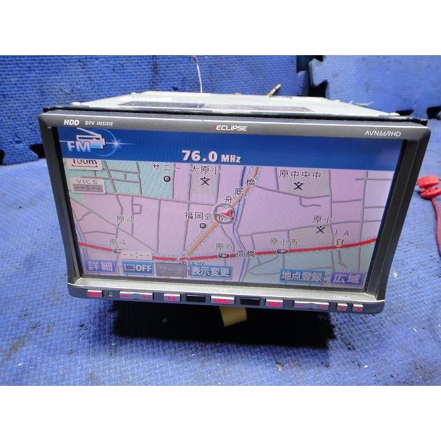 ECLIPSE イクリプス ナビ  AVN669HD CD DVDフルセグTV　【1953】 | 