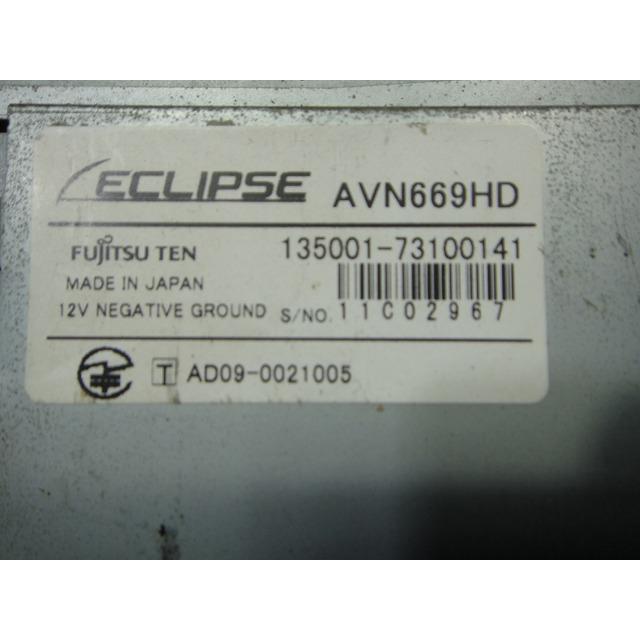 ECLIPSE イクリプス ナビ  AVN669HD CD DVDフルセグTV　【1953】 |  | 07