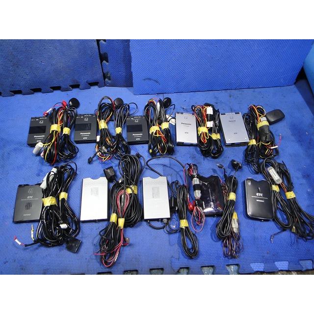 【a】 ETC 車載器  パナソニック ,他　全10台　CY-ET909KDZ 等 | 