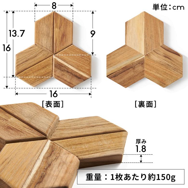 ウォール パネル 壁材 1枚 天然木製 ウッド タイル 板 面 内装 DIY リフォーム リメイク 簡単 おしゃれ 北欧 雑貨 インテリア ヘキサゴン 西海岸 1-14123 | ELEMENTS（インテリア） | 14