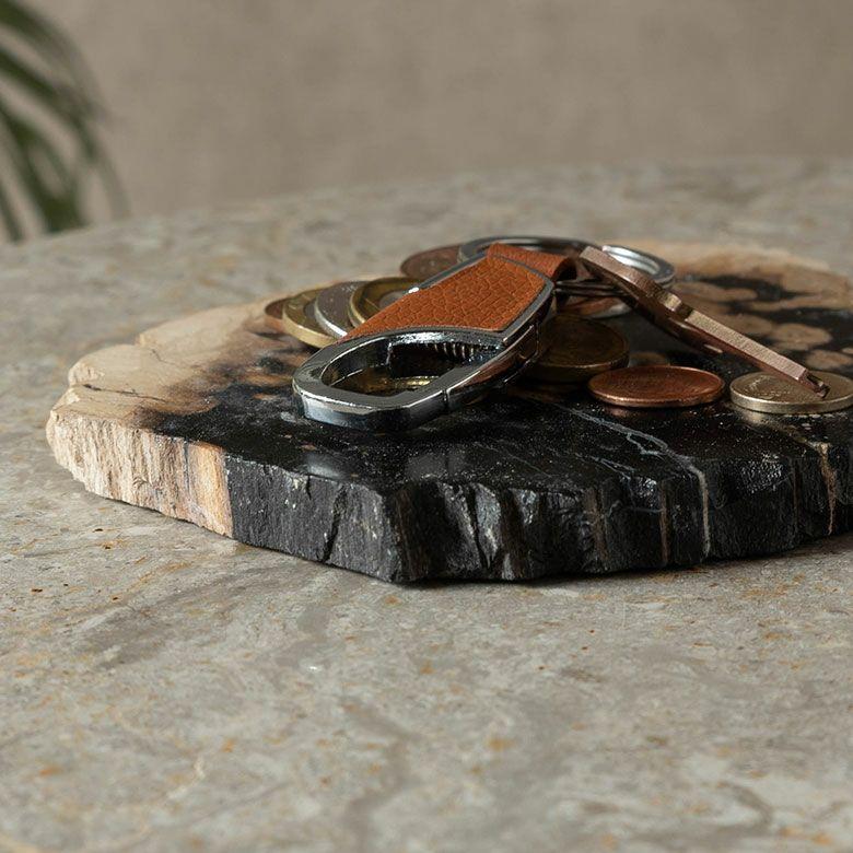 トレー 木化石 トレイ デコレーショントレイ おしゃれ アクセサリートレイ 1枚 珪化木 ウッド 置物 飾り 小物置き 北欧 リゾート インテリア 西海岸 1-14317 | ELEMENTS（インテリア） | 16