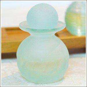 アジアン雑貨 手作りガラスのスパボトル S フロストタイプ アジア工房 10019 | ブランド登録なし