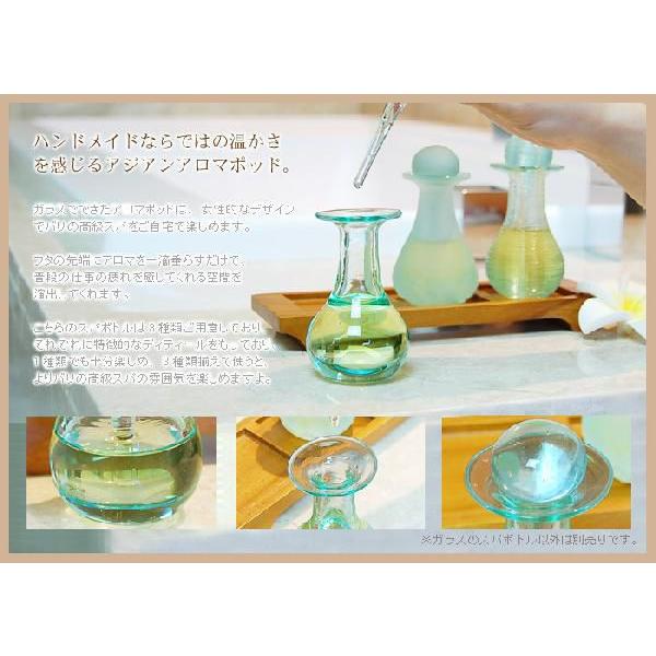 アジアン雑貨 手作りガラスのスパボトル クリアタイプL アジア工房 10021 | ブランド登録なし | 01