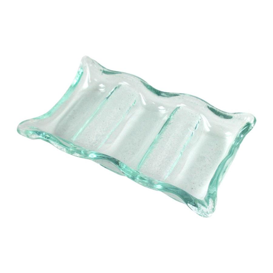 トレイ ガラス 三つ穴 三連 食器 ガラス皿 薬味皿 トレイ 小物入れ シンプル 小皿 アジアン 雑貨 10026 | ブランド登録なし | 14