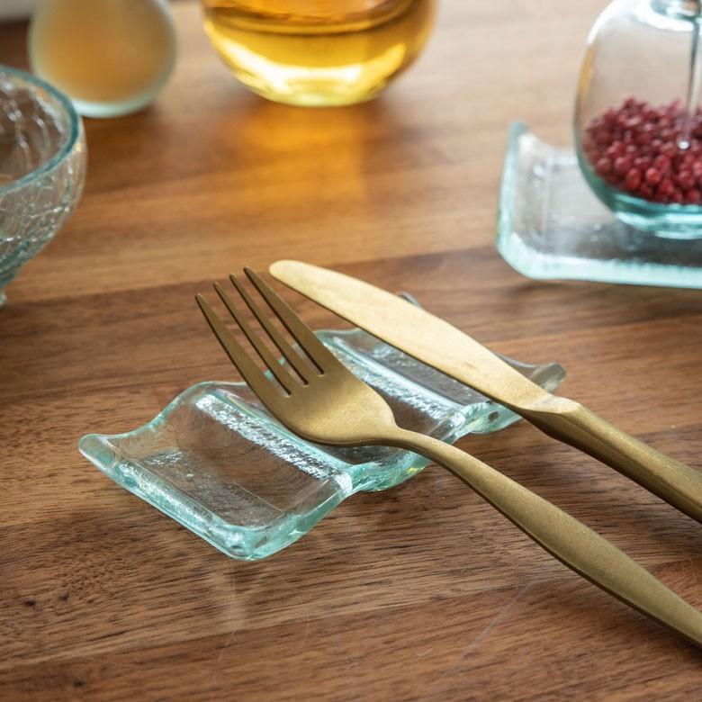 トレイ ガラス 三つ穴 三連 食器 ガラス皿 薬味皿 トレイ 小物入れ シンプル 小皿 アジアン 雑貨 10026 | ブランド登録なし | 02