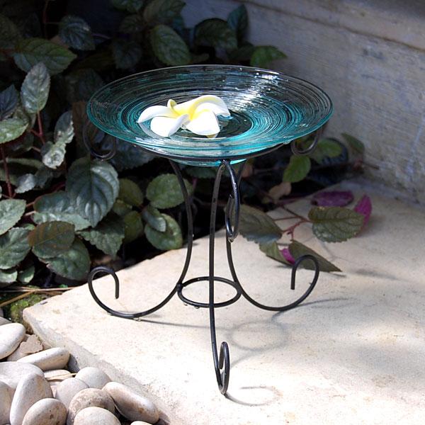 ガラスの水盤用アイアンスタンド Mサイズ アジアン雑貨 アジアンインテリア アジア雑貨 雑貨 新生活 10039 | ブランド登録なし | 02