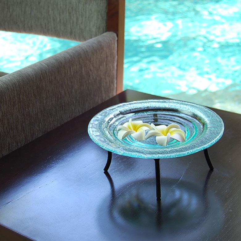 ガラスの水盤用スタンド ロータイプ 雑貨 アジア雑貨 アジアン雑貨 新生活のアジアンインテリア アジア工房 おしゃれ 10040 | ブランド登録なし | 04