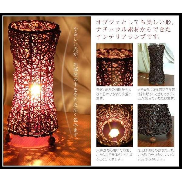 アジアン雑貨 ラタンのアワーグラスライト アジア工房 10063 | ブランド登録なし | 03