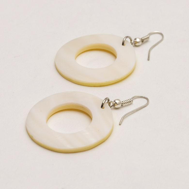 ピアス 揺れる 夏 パール レディス アクセサリー ホワイト 円形 ラウンド アジアン ジュエリー シンプル 上品 エスニック 10081 | ブランド登録なし | 08