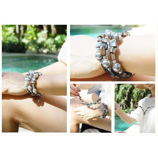 アジアン雑貨 天然の石を使ったブレスレット アジア工房 10101 | ブランド登録なし | 02