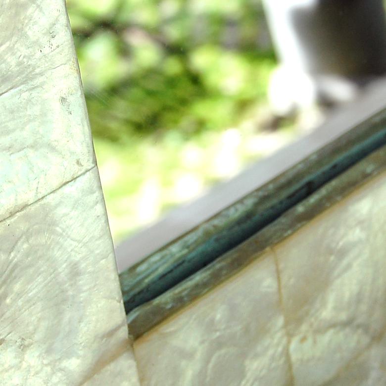 アジアン雑貨 カピスシェルのウォールミラー 鏡 アジア工房 10131 | ブランド登録なし | 03