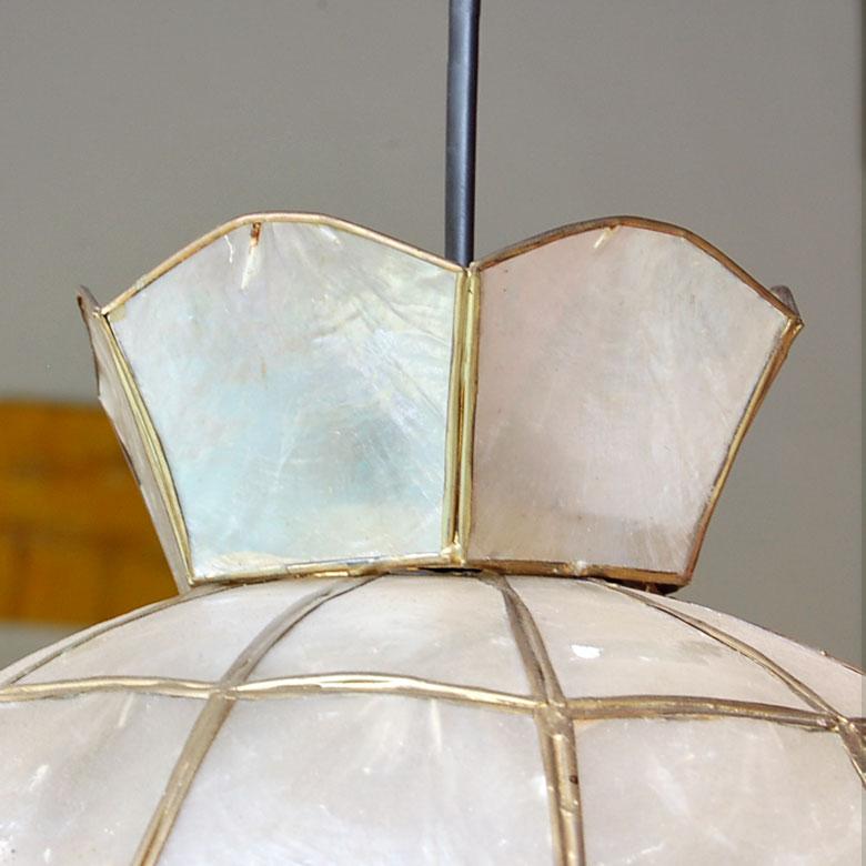 アジアン雑貨 カピスシェルのペンダントランプ アジア工房 10132 | ブランド登録なし | 03