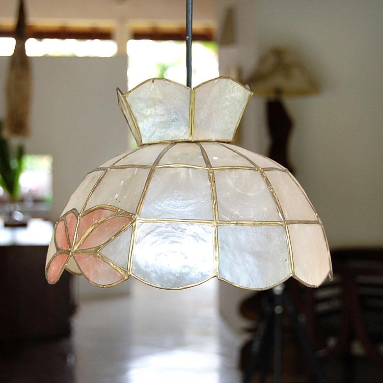 アジアン雑貨 カピスシェルのペンダントランプ アジア工房 10132 | ブランド登録なし | 07