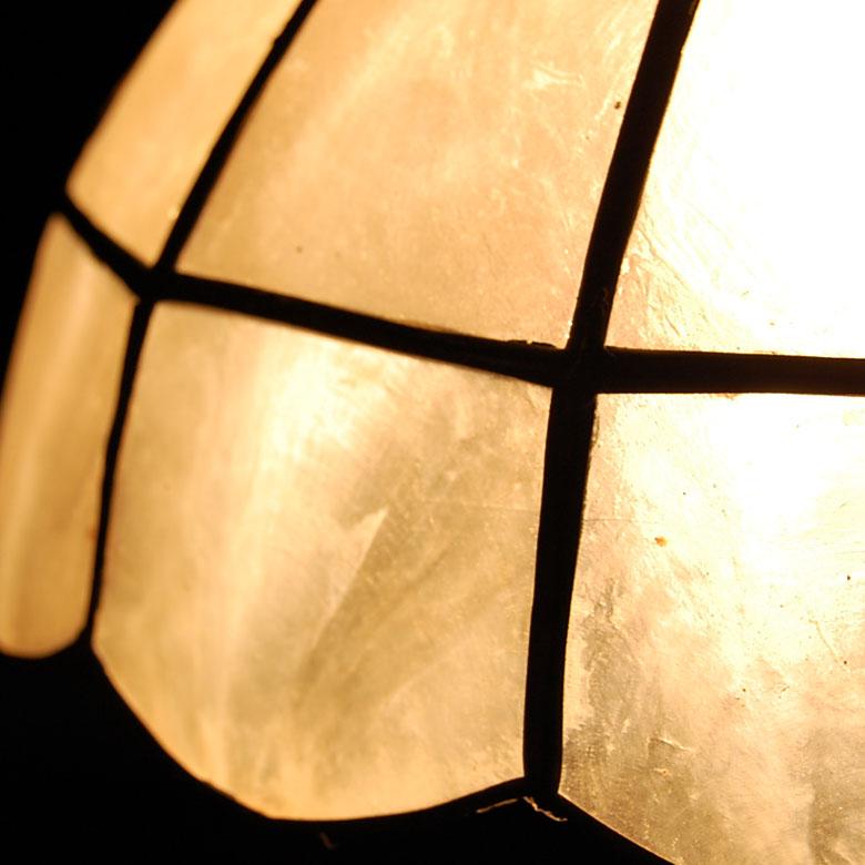 アジアン雑貨 カピスシェルのペンダントランプ アジア工房 10132 | ブランド登録なし | 08