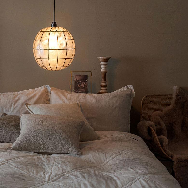 アジアン雑貨 カピスシェルのペンダントボールランプ アジア工房 10134 | ブランド登録なし | 08