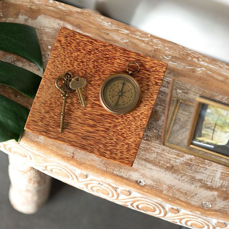 トレイ デコレーショントレイ 木製 雑貨 アジアン 収納 小物入れ ウッド アクセサリートレイ おしゃれ 10146 | ブランド登録なし | 03