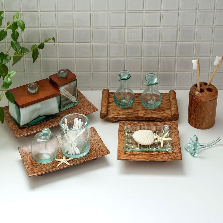 トレイ デコレーショントレイ 木製 雑貨 アジアン 収納 小物入れ ウッド アクセサリートレイ おしゃれ 10146 | ブランド登録なし | 07