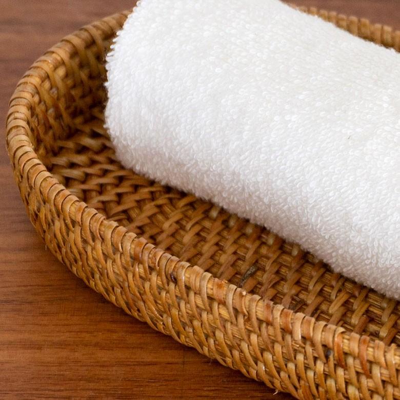 バスケット 楕円形 ラタン アタ トレー カゴ 収納ケース 小物入れ アジアン ナチュラル バリ雑貨 おしゃれ 10176b | ブランド登録なし | 08