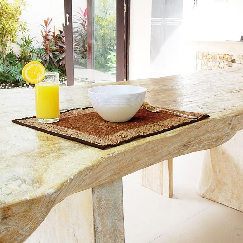 ランチョンマット ティーマット テーブルウェア アジアン おしゃれ 天然素材 アカールワンギ アジアン雑貨 アジア工房 10186 | ブランド登録なし | 02