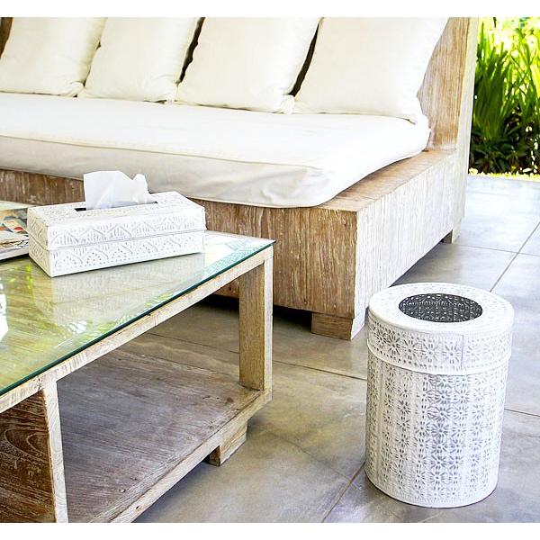 ティッシュケース アルミのティッシュケースボックス ホワイト アジア工房 10203-wh | ブランド登録なし | 01