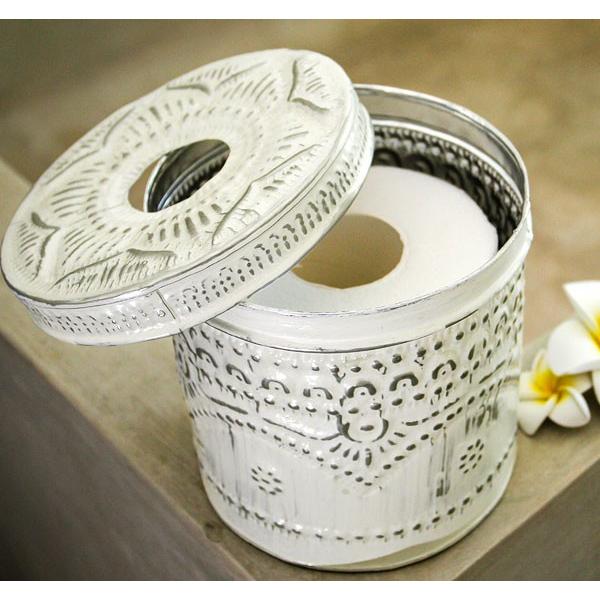 アルミ製トイレットペーパーケース ホワイト アジア工房 10204-wh | ブランド登録なし | 02