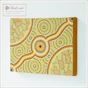 アジアン雑貨 荒野をモチーフにしたアート30x40cm アジア工房 10252 | ブランド登録なし | 01