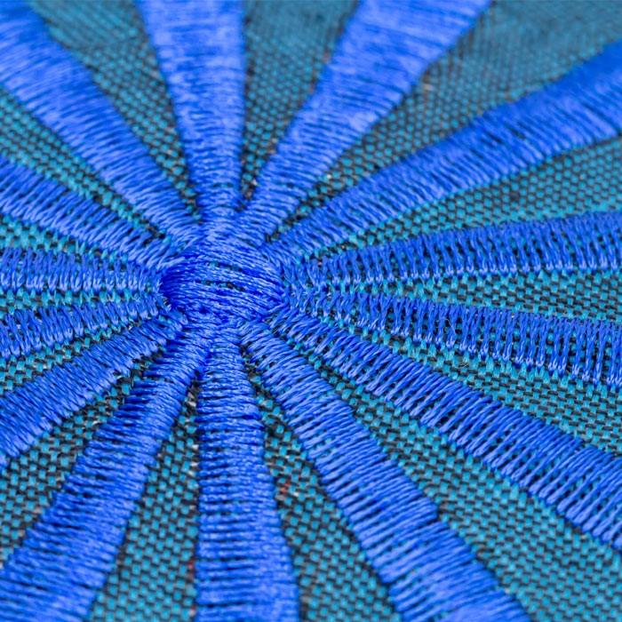 クッションカバー 40×40cm アジアン おしゃれ 正方形 刺繍 椅子 クッション モダン アジアン雑貨 バリ雑貨 ブルー 青 アジア工房 10271 | ブランド登録なし | 02