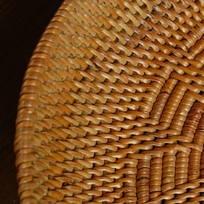 トレイ トレー おしゃれ 小物入れ 収納 バスケット 円形 丸い エスニック モダン ナチュラル アジアン 雑貨 アジア工房 10298 | ブランド登録なし | 07