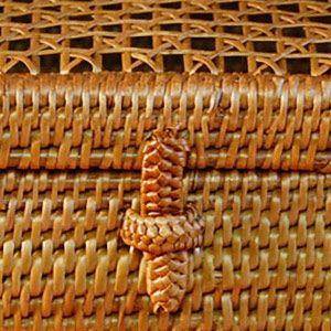 アジアン雑貨 蓋がメッシュになったアタ製小物入れケース アジア工房 10313 | ブランド登録なし | 03