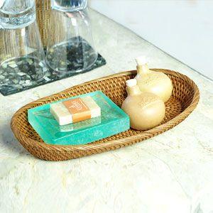 トレイ トレー おしゃれ 洗面所 化粧品 小物入れ アクセサリートレイ エスニック モダン ナチュラル アジアン 楕円形 雑貨 アジア工房 10319 | ブランド登録なし | 01