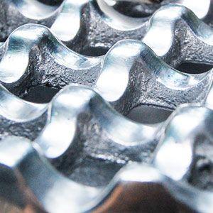 波型デザインの丸いアルミ製灰皿 M アジア工房 10332 | ブランド登録なし | 03