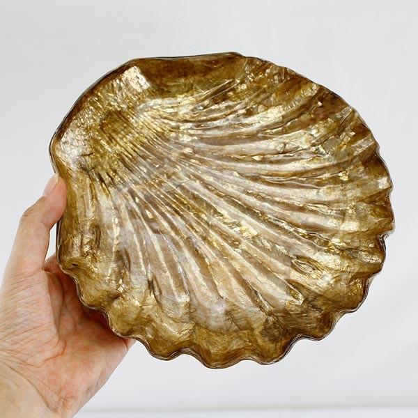 アジアン雑貨 シェル型デコレーショントレイ アジア工房 10337 | ブランド登録なし | 01