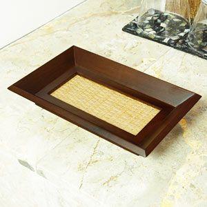 アジアン雑貨 チークとラタンの長方形デコレーショントレイ 10352 | ブランド登録なし | 03