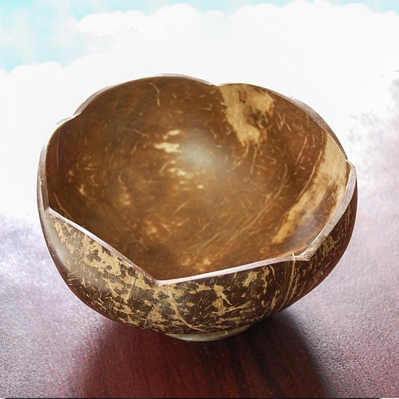 ボウル デコレーショントレー 小物入れ 置物 オブジェ 収納 卓上 ココナッツウッド アジアン バリ雑貨 おしゃれ 10359 | ブランド登録なし | 02