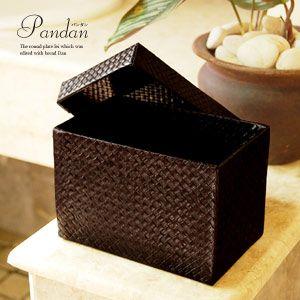 アジアン雑貨 パンダンの収納ボックス アジア工房 10388 | ブランド登録なし | 01
